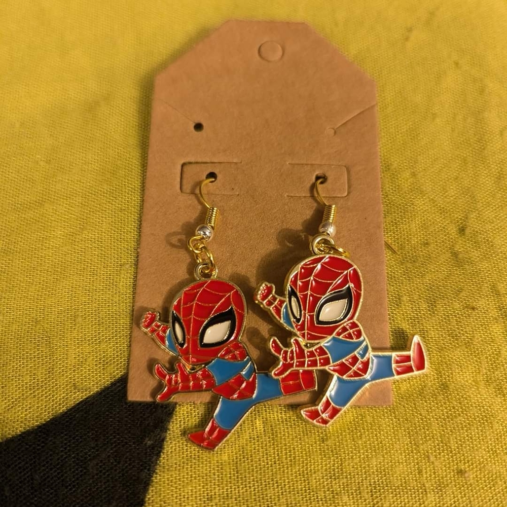 Spider-Man Dangle Earrings